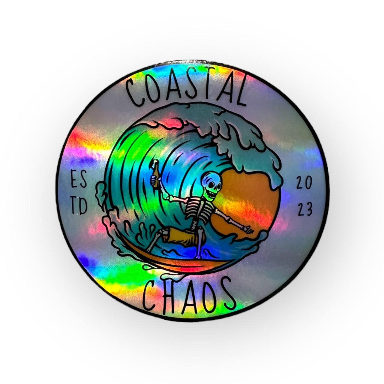 Holographic Coastal Chaos sticker