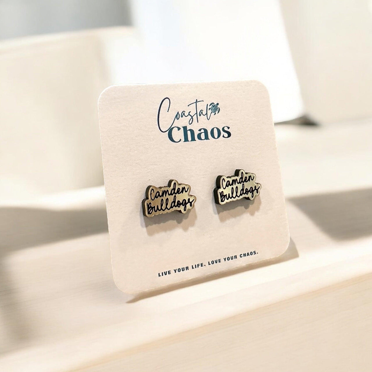 Team stud earrings